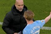 Kevin De Bruyne 'estalla' contra Pep Guardiola tras salir de cambio ante Liverpool