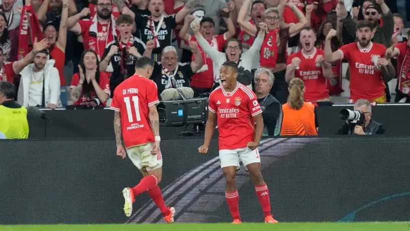 Benfica gana la Ida con goles de Di María y Rafa Silva pero deja vivo al Olympique de Marsella