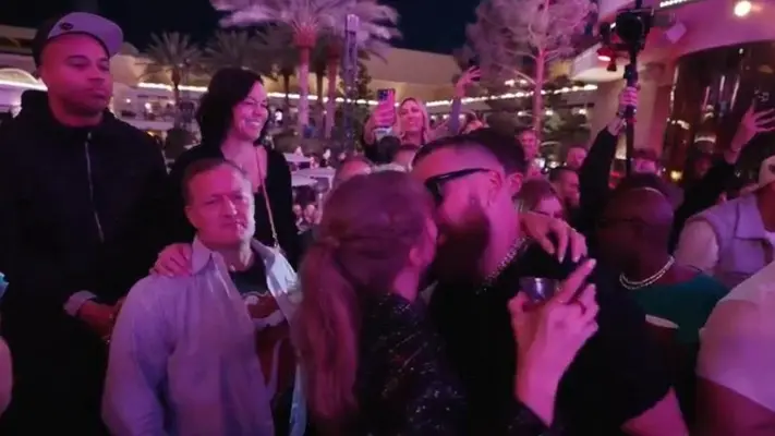 ¡Festejo en pareja! Travis Kelce y Taylor Swift 'derrochan' amor en el after party del Super Bowl