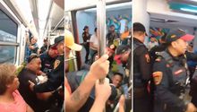 Investigarán a policías del Metro que bajaron a usuario que traía a su perrito enfermo VIDEO