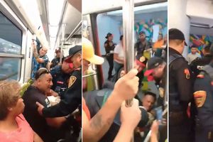 Investigarán a policías del Metro que bajaron a usuario que traía a su perrito enfermo VIDEO
