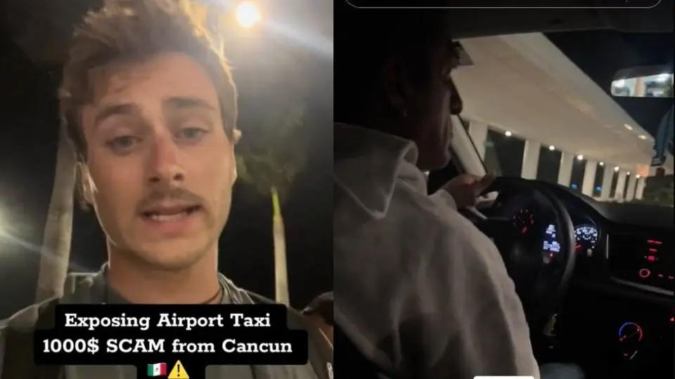 Turista canadiense denuncia que taxista de Cancún le quería cobrar 17 mil pesos