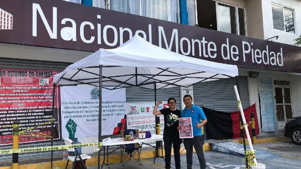 Nacional Monte de Piedad concluye huelga nacional; aceptan aumento salarial