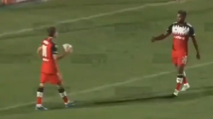 ¡Increíble! Ezequiel Barco desobedece las órdenes de Demichelis en pleno partido de River