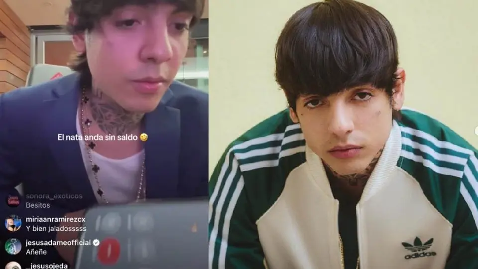 ¡Qué pena! A Natanael Cano 'le cortan' el teléfono durante transmisión en vivo con sus fans