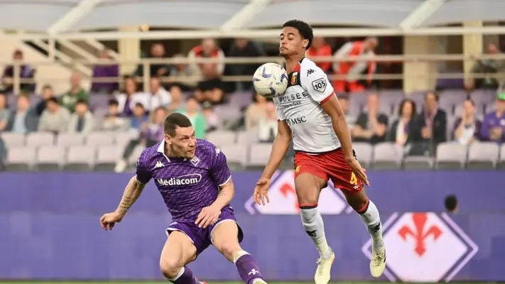Genoa, con Johan Vásquez en la cancha, empata en su visita ante la Fiorentina