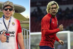 Aficionado viaja de EU y presume su outfit 'americano' para apoyar a Cowell en el Chivas vs América