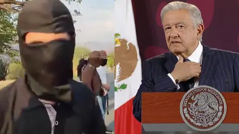 AMLO responde a 'autodefensas': “Si les preocupa la violencia, para qué se encapuchan”