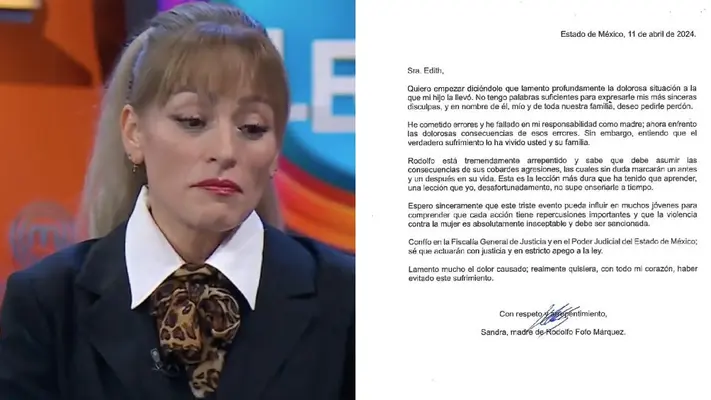 Víctima de Fofo habla de la carta que le mandó la mamá del influencer para pedirle perdón