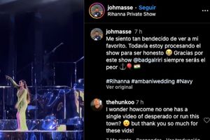 ¡Tremendo acercamiento! Rihanna fue grabada con un video de gran calidad, que se hace tendencia