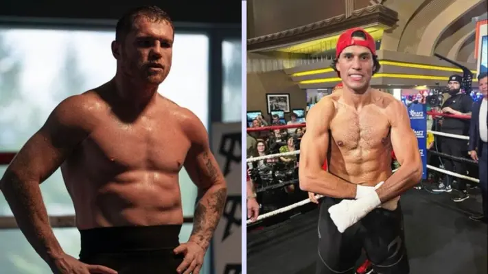 David Benavidez le llama "sacatón" a Canelo mientras estaba ebrio en plena transmisión