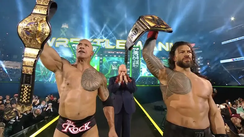 WrestleMania XL: The Rock y Roman Reigns vencen a Cody Rhodes y a Seth Rollins