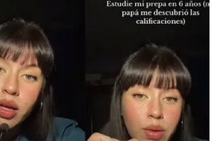 “Hay más tiempo que vida”: Joven presume que terminó la prepa en 6 años; la critican en redes