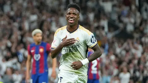 ¡No se guardó nada! Vinicius Jr se burló de la celebración de Fermín López en el Clásico