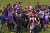 Bronca termina en batalla campal en Primera División de Uruguay: El árbitro expulsó a nueve jugadores