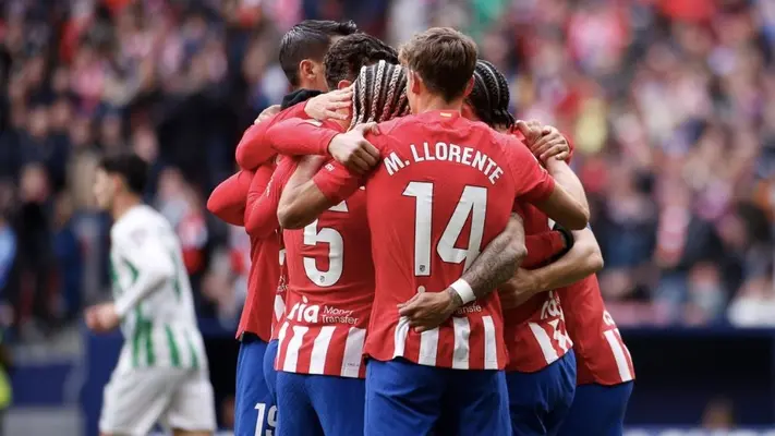 Atlético de Madrid vence al Real Betis después de la eliminación en Copa del Rey