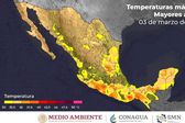 ¡Qué calor! Para hoy, hasta 45 grados en algunas regiones de México; te decimos dónde