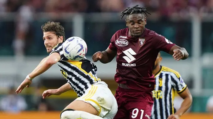 Continúan los altibajos de la Juventus y empata a cero con el Torino