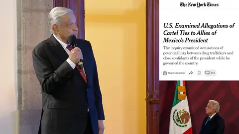 New York Times responde a AMLO: “Respaldamos nuestro trabajo y a los periodistas en pos de la información”