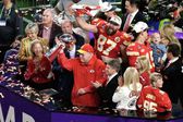 Andy Reid y Travis Kelce hablaron sobre la "pelea" que tuvieron en el Super Bowl 2024