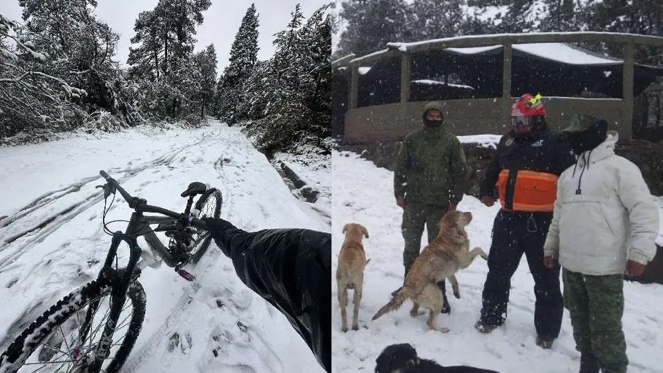 ¡Angelitos en la nieve! El Ajusco y el Desierto de los Leones se ven tapizados de blanco