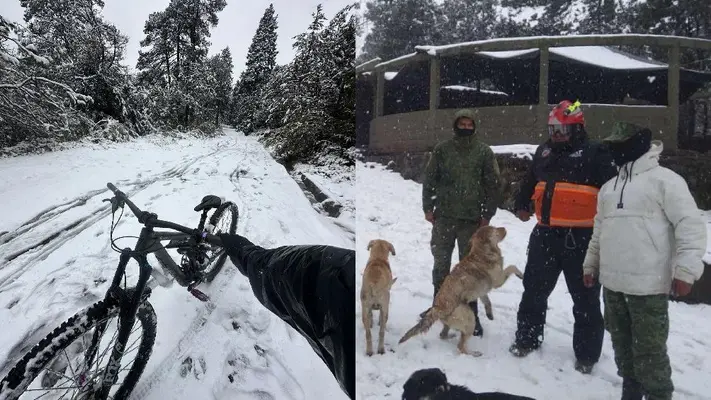 ¡Angelitos en la nieve! El Ajusco y el Desierto de los Leones se ven tapizados de blanco