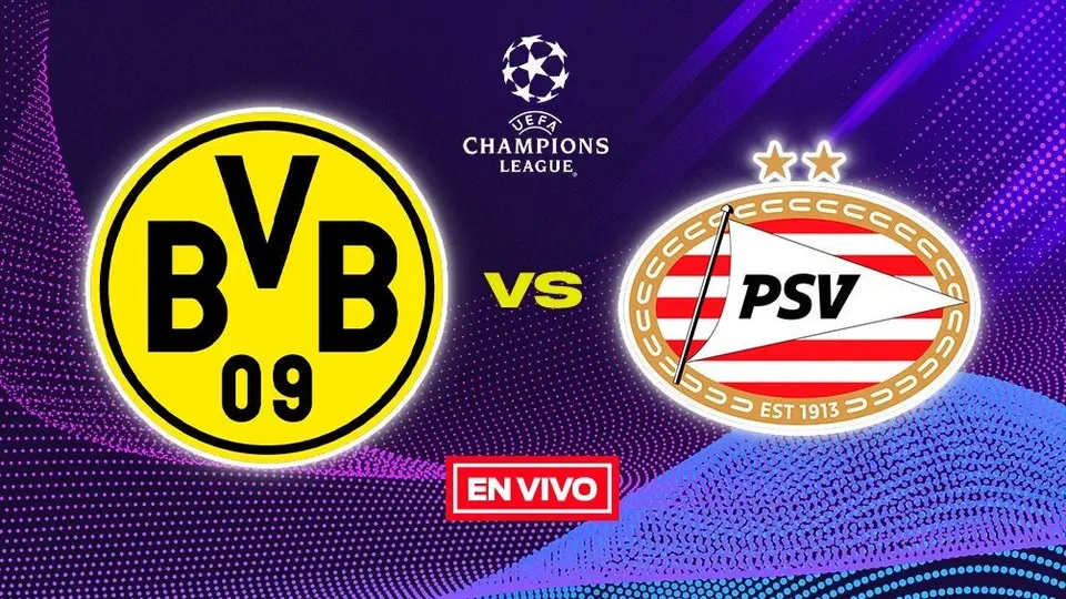 Borussia Dortmund vs PSV EN VIVO Champions League Octavos de Final Vuelta