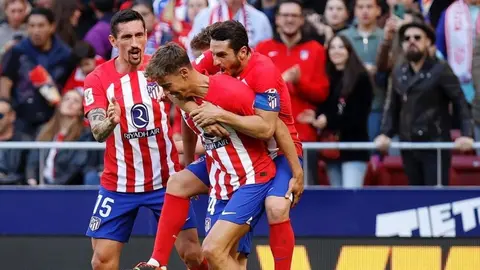 Con dobletes de Llorente y Correa Atlético de Madrid golea 5-0 a Las Palmas
