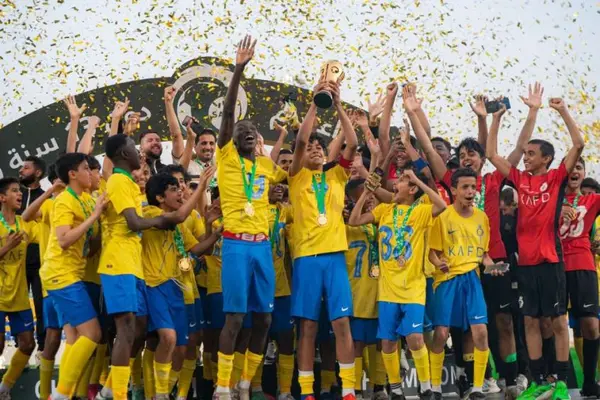 Hijo de Cristiano Ronaldo fue campeón con Al-Nassr