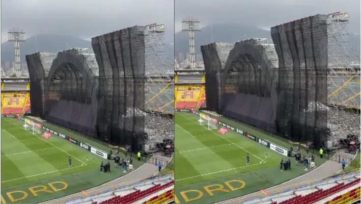 Partido entre Millonarios y Flamengo en Libertadores se jugará con un escenario detrás de una portería