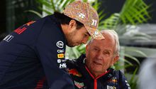 Checo Pérez se llevó los elogios de Helmut Marko tras la buena clasificación en Japón