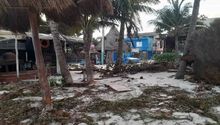 Holbox presenta inundaciones producto del frente frío 32