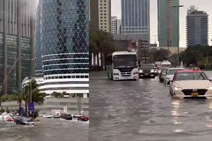 Fuertes lluvias inundan avenidas, aeropuertos y centros comerciales de Dubai
