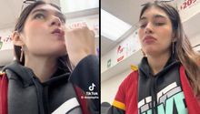 VIDEO: Intentan conquistar a la cajera del Oxxo, pero no se deja sorprender