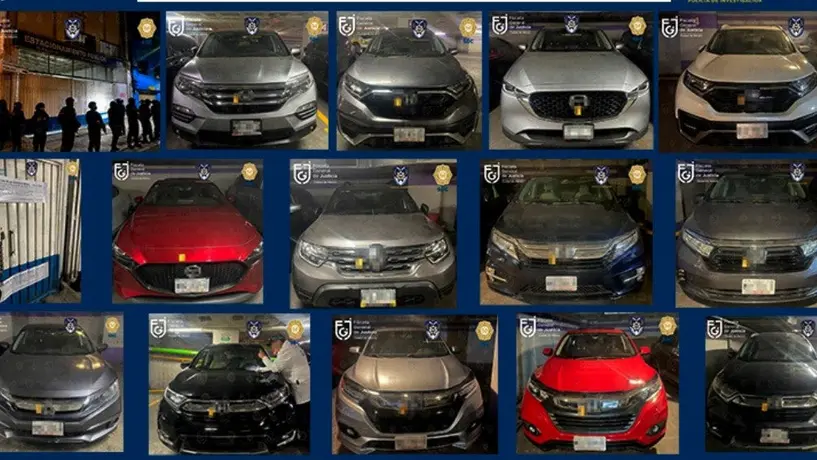 Localizan 16 autos robados en predio de la alcaldía Cuauhtémoc en la CDMX