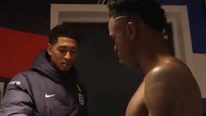 ¡Se negó! Jude Bellingham rechaza la camiseta de Brasil de Vinícius Jr