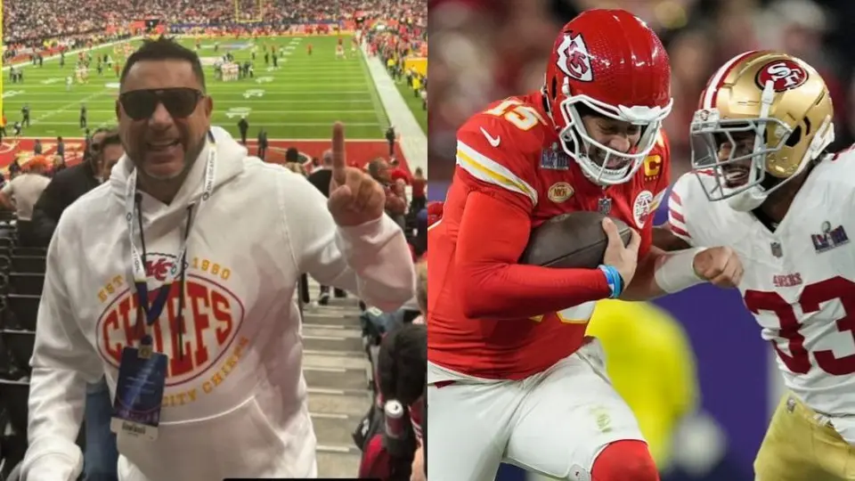 Turco Mohamed 'reaparece' y asiste al Super Bowl en Las Vegas