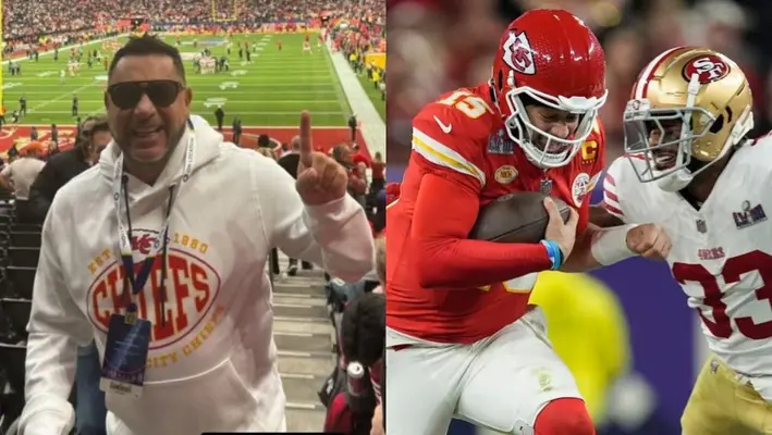 Turco Mohamed 'reaparece' y asiste al Super Bowl en Las Vegas