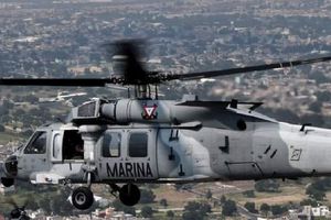 Reportan la caída de oootro helicóptero de la Secretaría de Marina