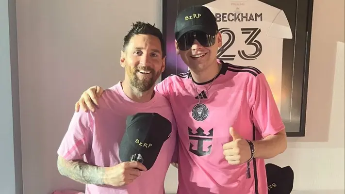 Messi festeja cumpleaños de Antonela con Bizarrap como invitado especial