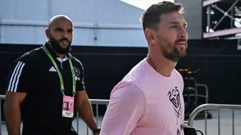 Rayados vs Inter Miami: Guardaespaldas de Lionel Messi fue expulsado de la cancha del BBVA