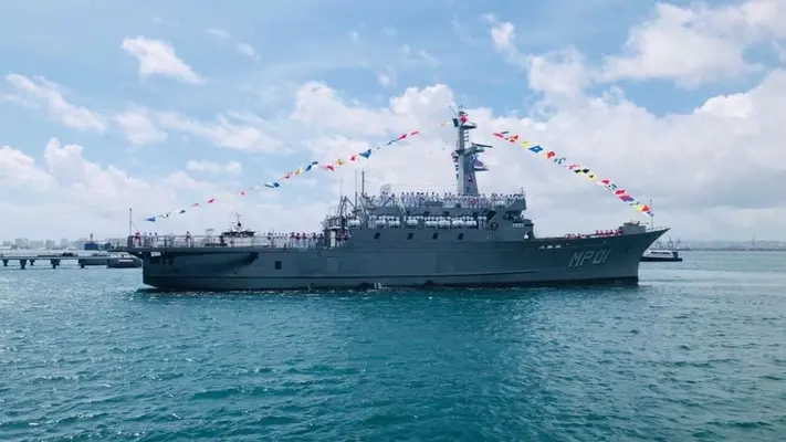 El Buque Huasteco ya va rumbo a Panamá, a buscar al General Catarino