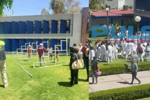 Graduados sufren accidente al tomarse la foto de generación