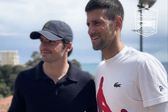 Carlos Sainz se encontró con Djokovic y Jannik Sinner en el Másters de Monte Carlo