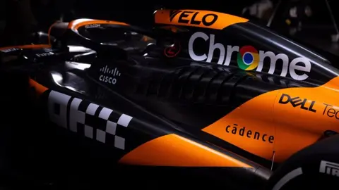 F1: Lando Norris y Óscar Piastri estrenan el MCL38 de McLaren en Silverston