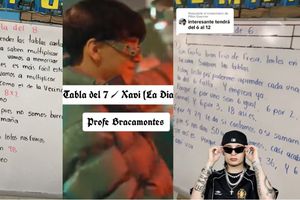 Maestro enseña las tablas de multiplicar a ritmo de corridos tumbados ¡Fierro, pariente!