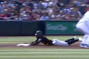 MLB: Jugador de Pittsburgh tiró su celular tras espectacular barrida
