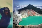 Muere una turista al caer en cráter de un volcán activo en Indonesia mientras se tomaba una foto