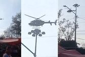VIDEO: Maniobra del piloto evitó que el helicóptero cayera sobre tianguis o se estrellara contra edificios