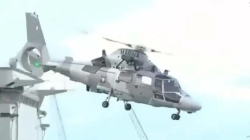 Helicóptero de la Marina se desploma y deja tres personas muertas
